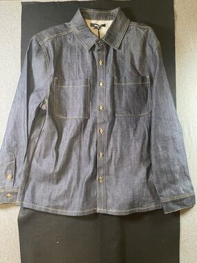 Fashion Nova Dark Blue Denim Jacket men’s XXL